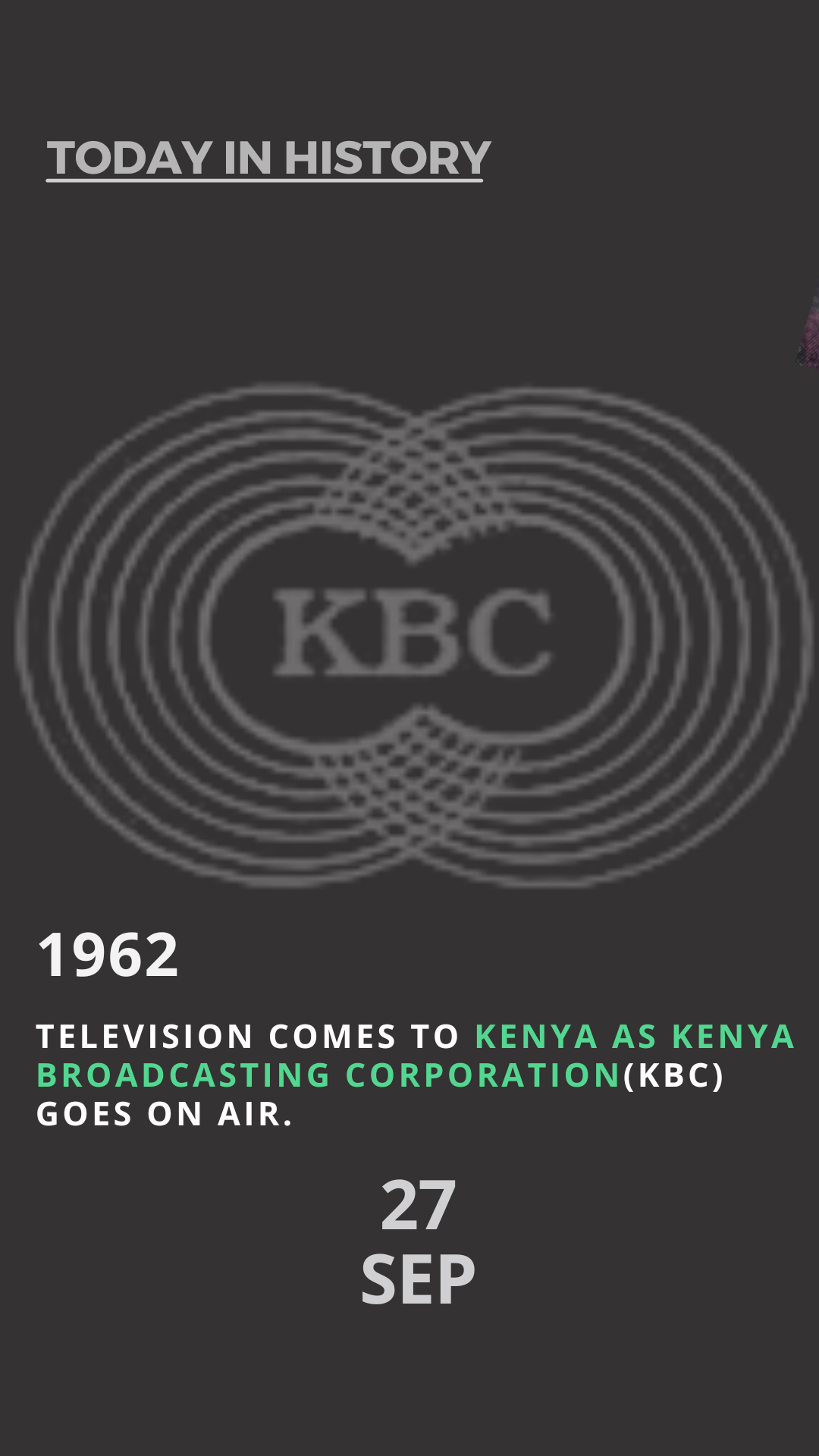 Kenya's TV Debut