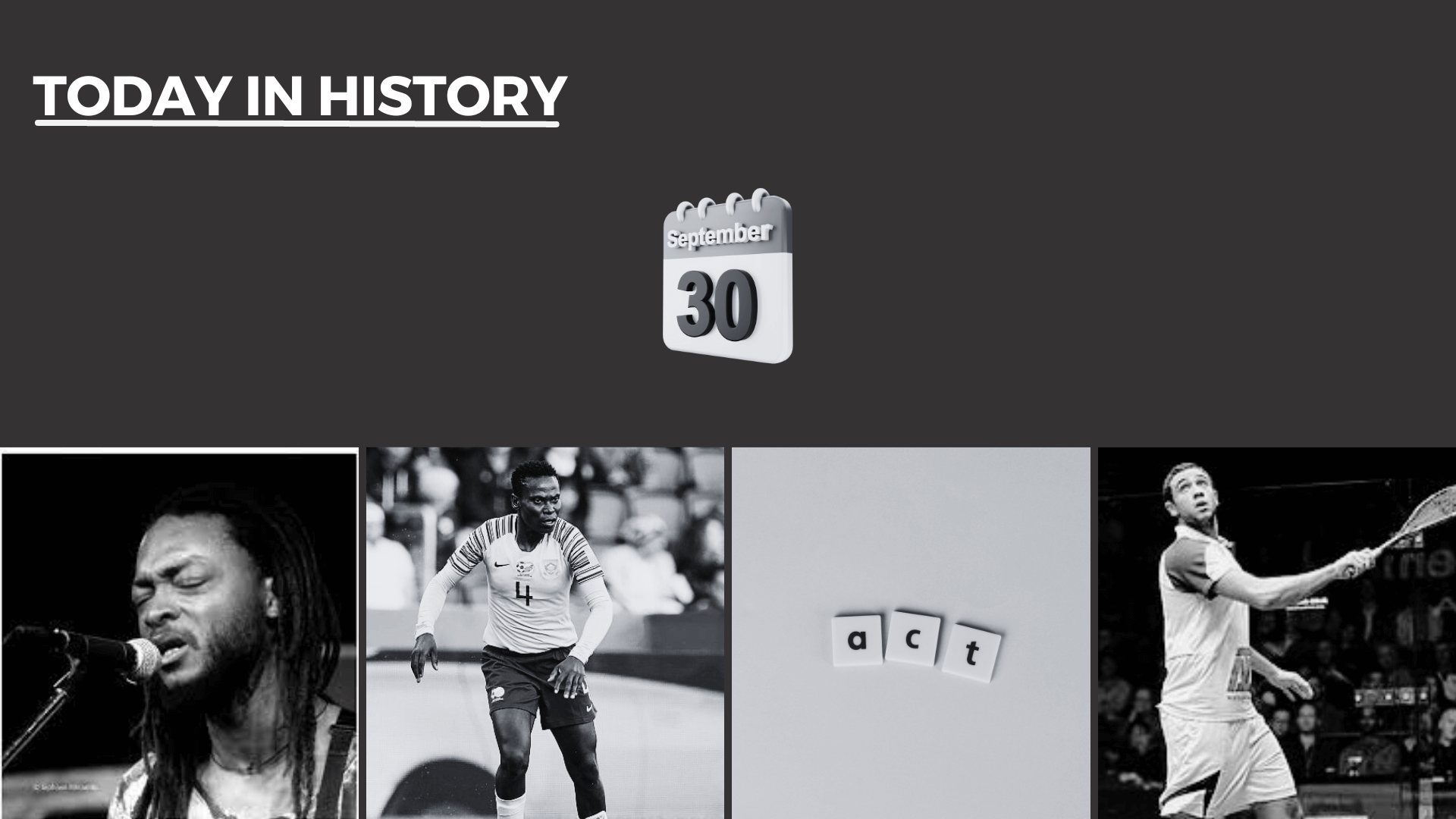 Today in History - September 30, 2026