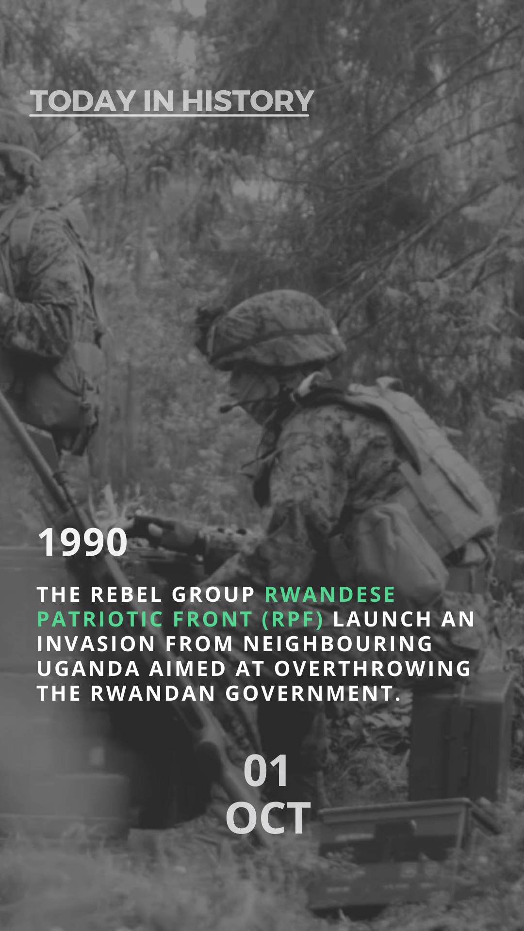 Onset of the Rwandan Civil War
