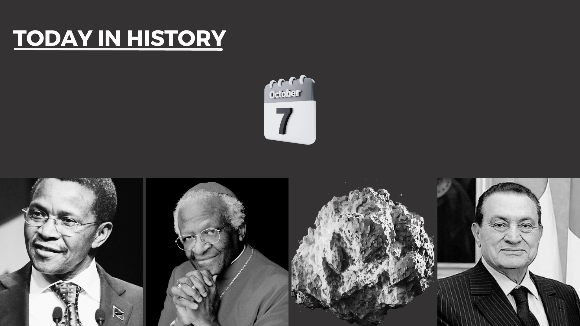Today in History - October 7, 2026