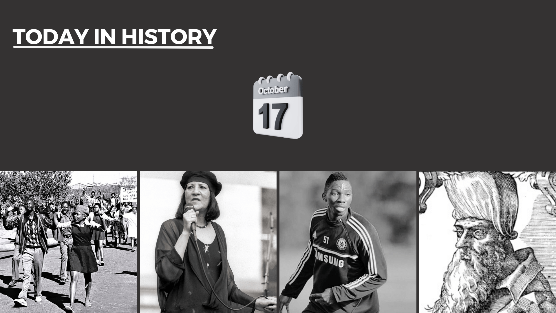 Today in History - October 17, 2026