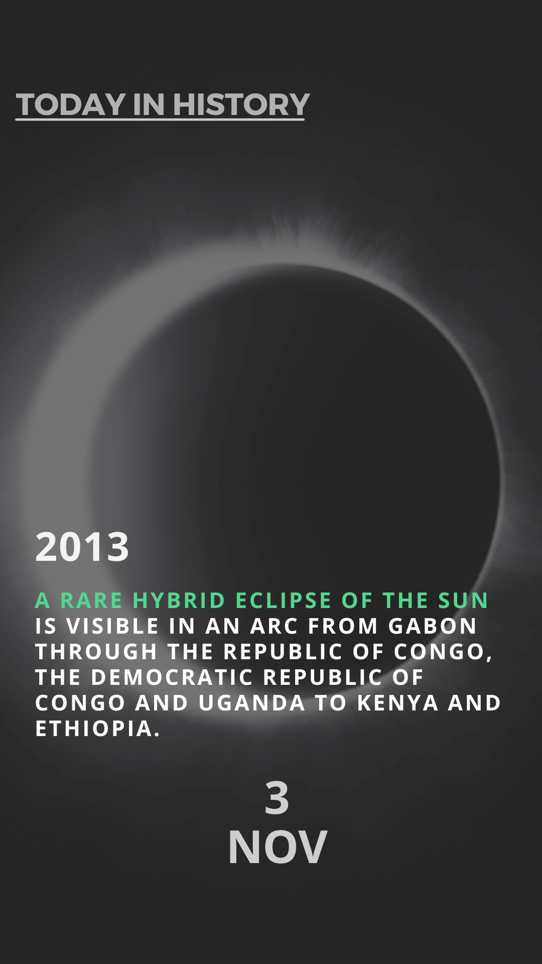Hybrid Solar Eclipse