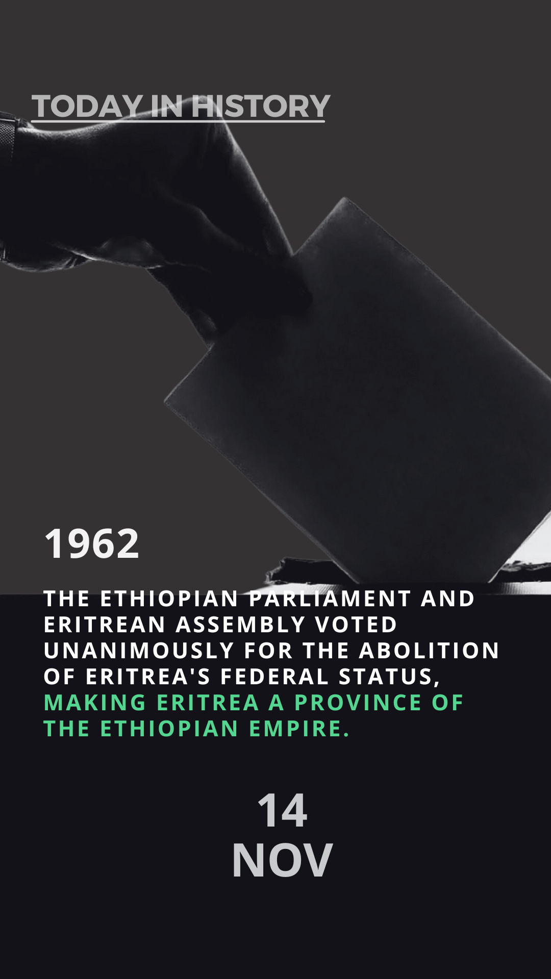 Eritrea's Political Shift