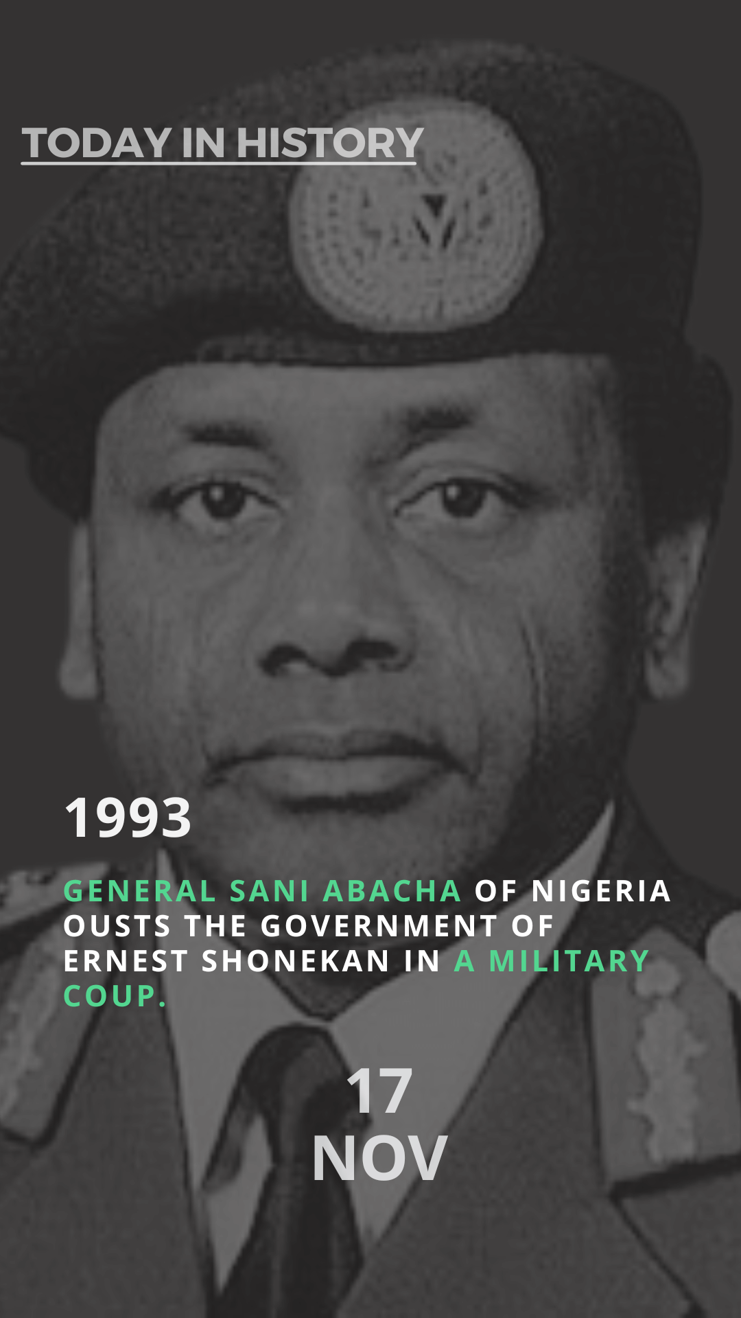 General Abacha's Seizure of Power