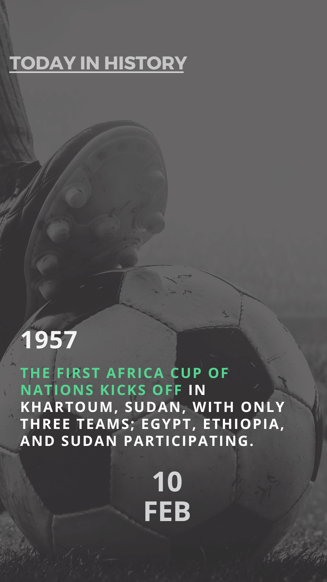 First Africa Cup of Nations