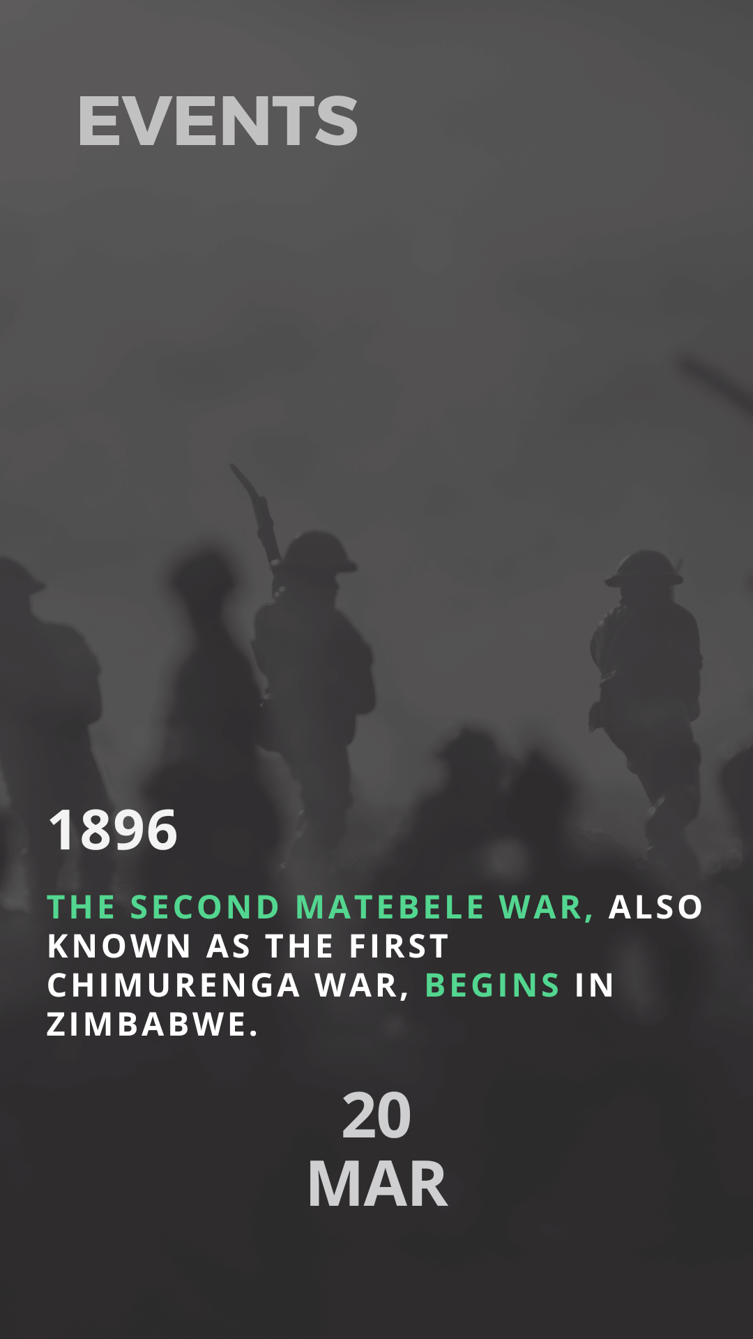 The Second Matabele War/The First Chimurenga War
