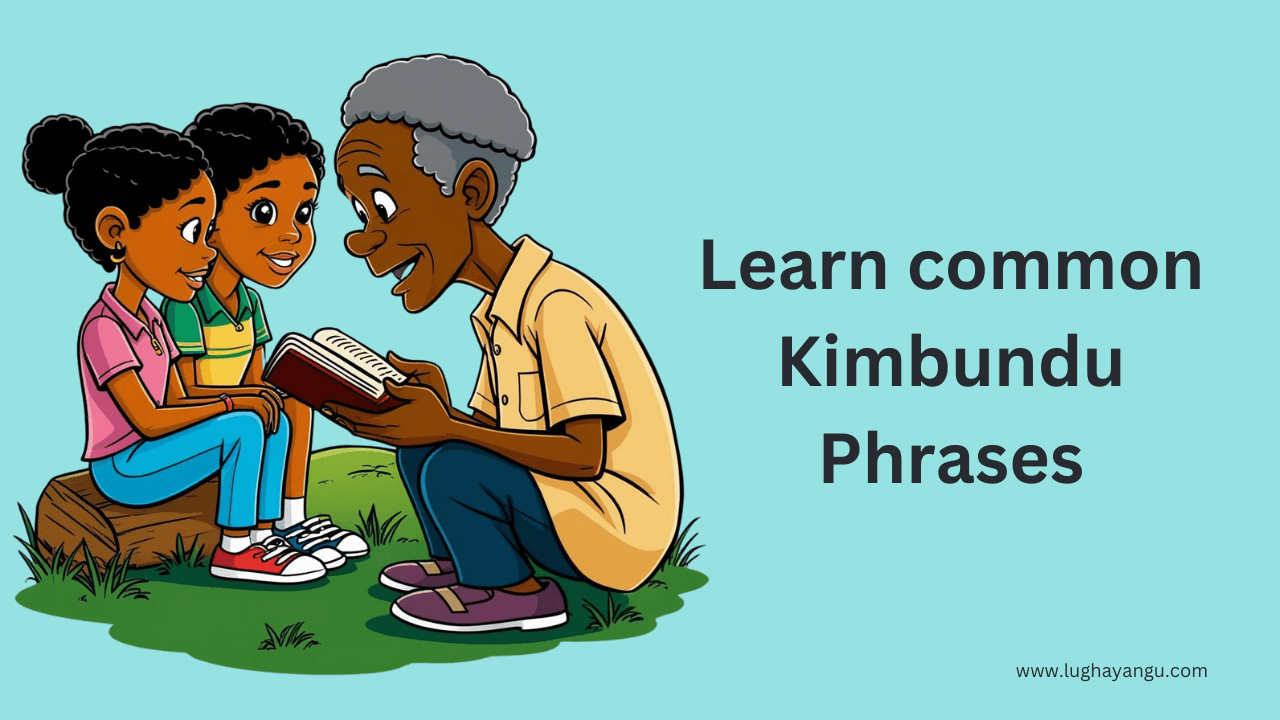 Common phrases in Kimbundu