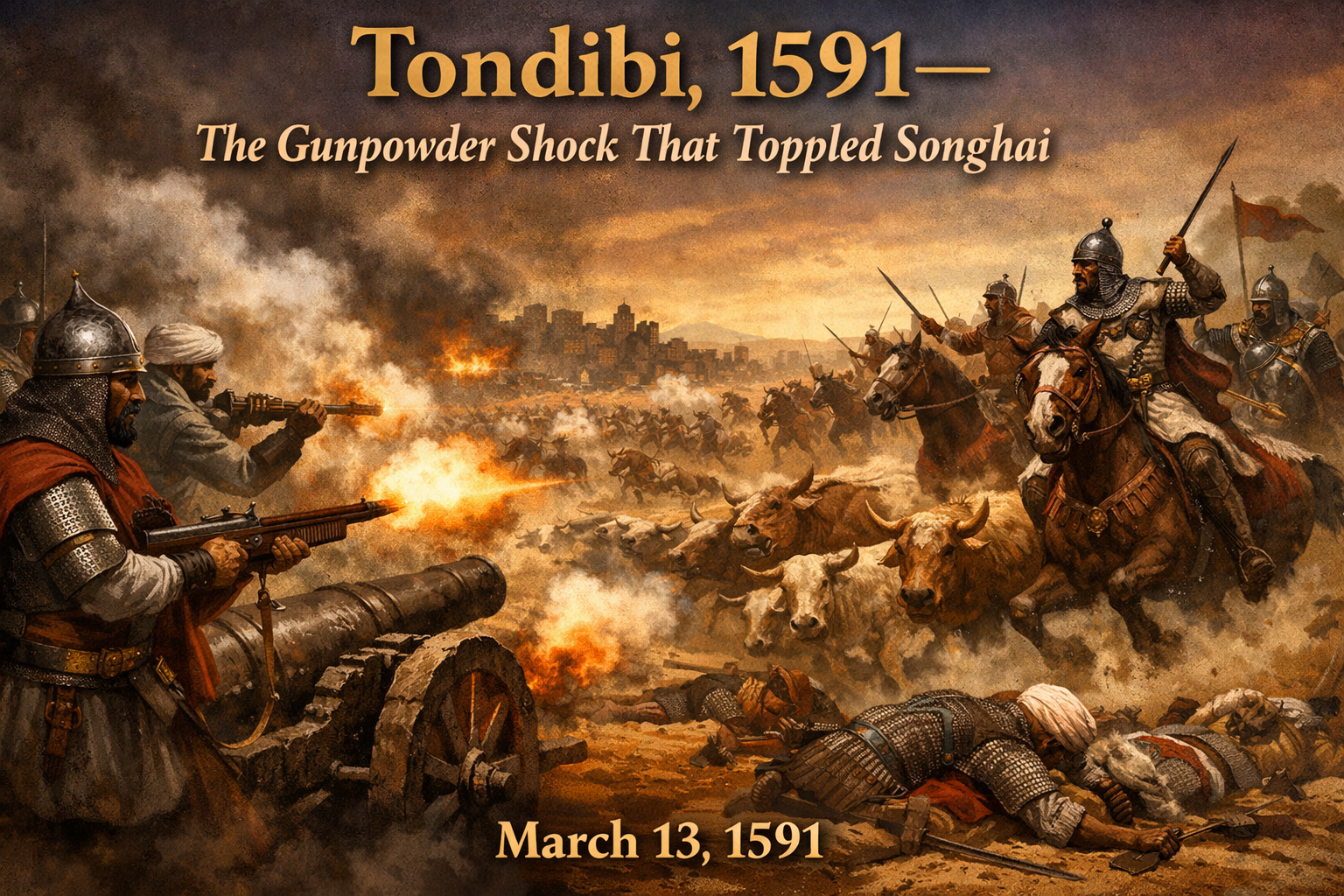 Tondibi, 1591 — The Gunpowder Shock That Toppled Songhai