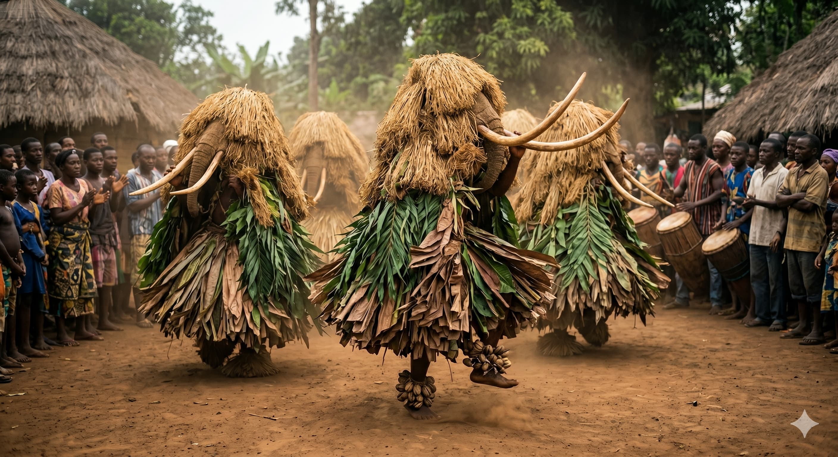 Elephant dancers