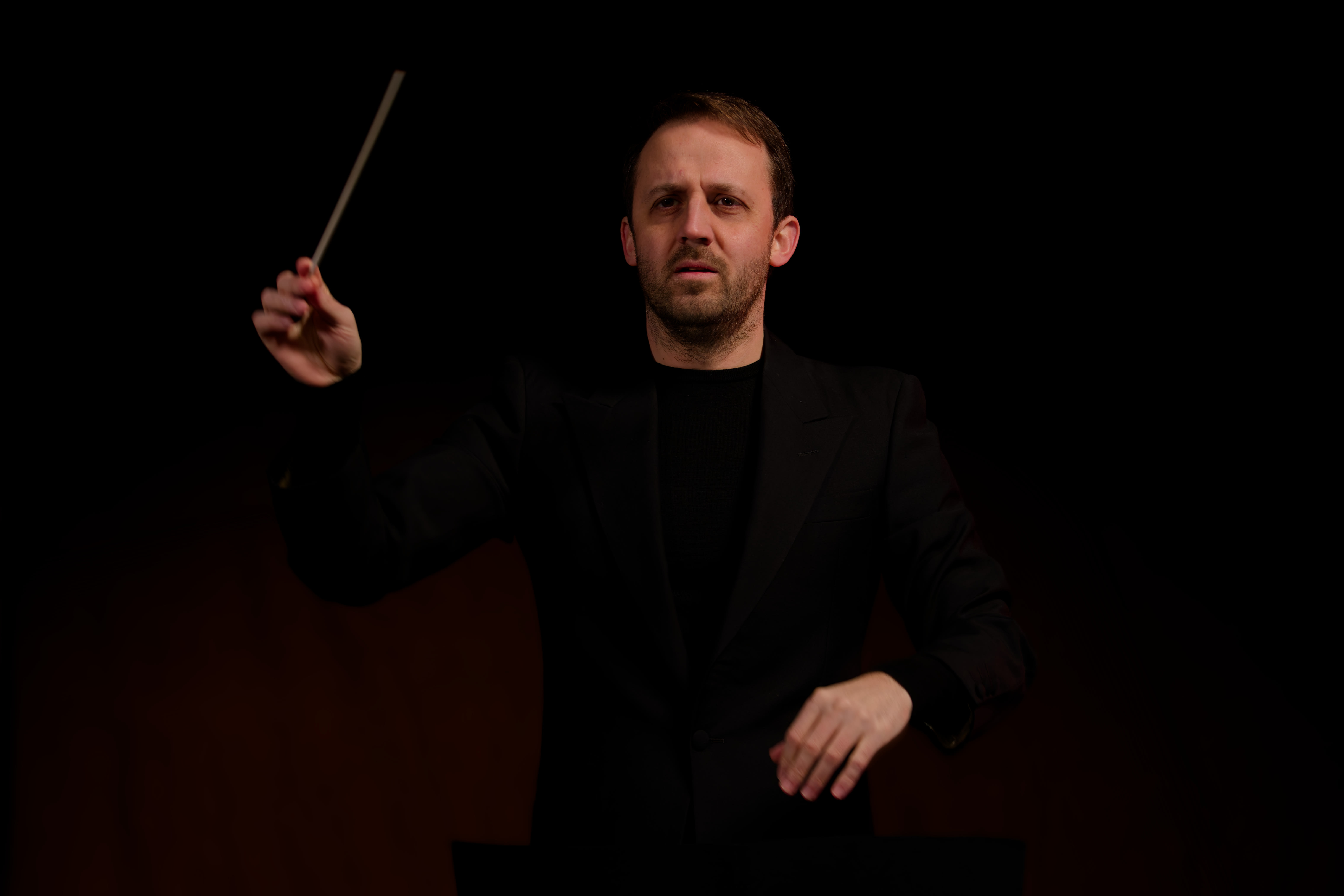 Luigi Mazzocchi, artistic black and white portrait