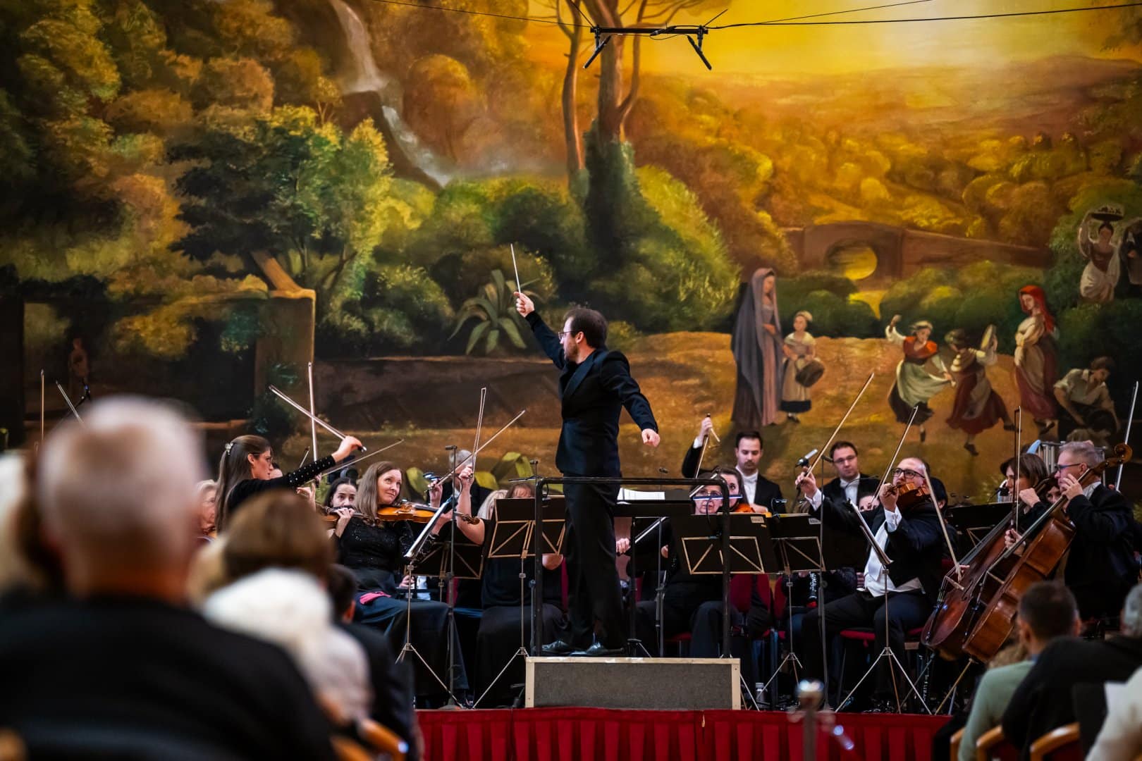 Luigi Mazzocchi, conductor — Photo by Máté Steirer