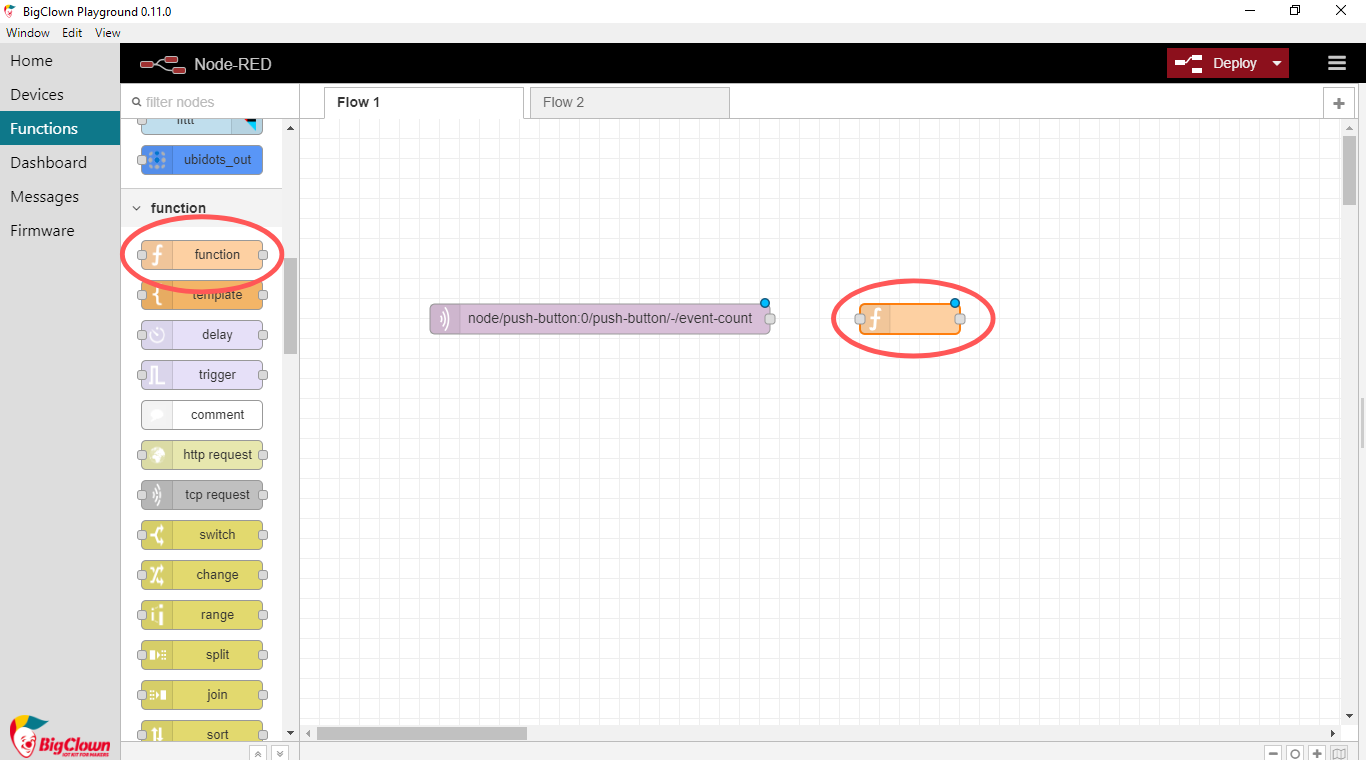 Node-RED function node