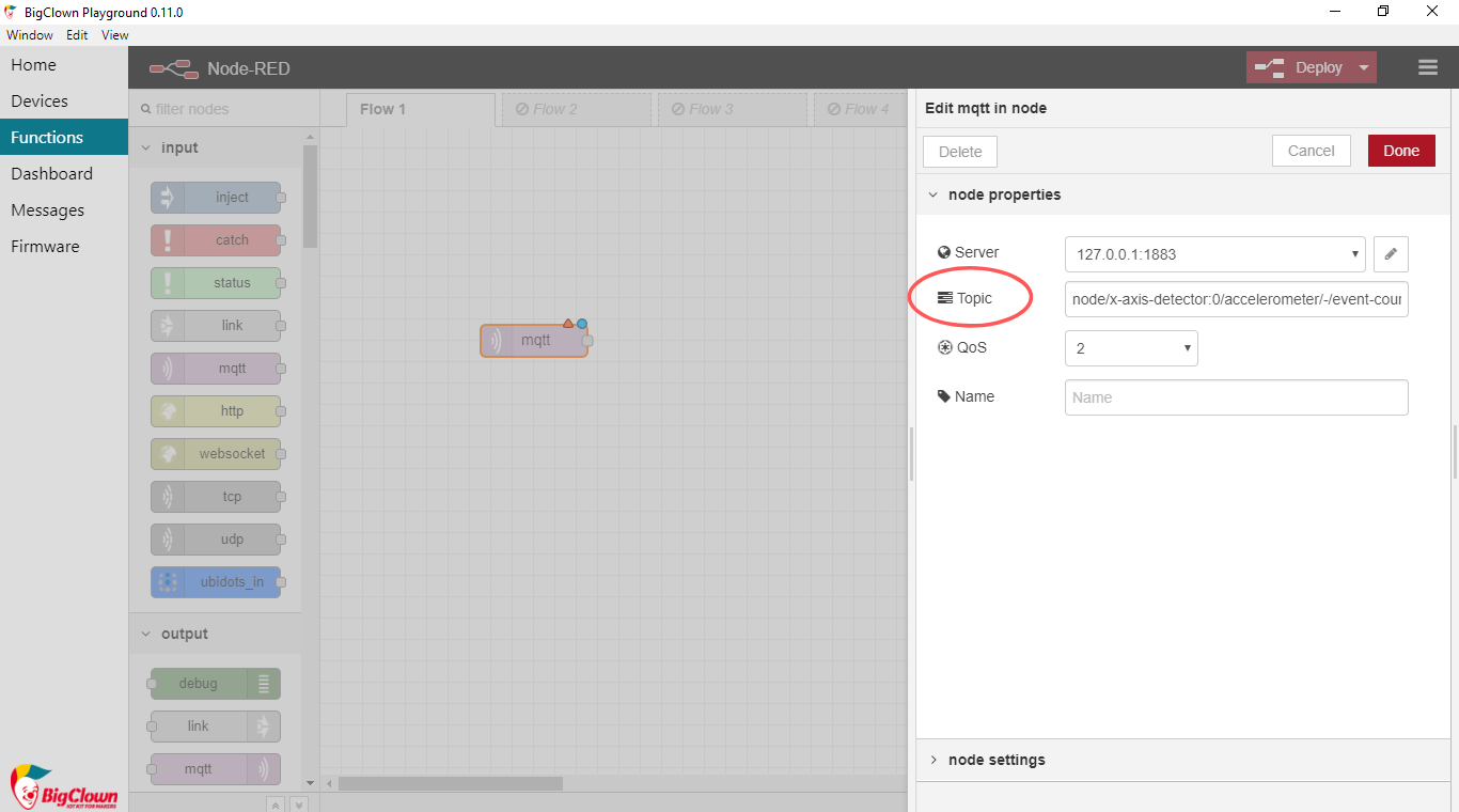 MQTT topic