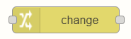 Change node - Node-RED