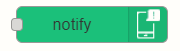 Notify Blynk node - Node-RED