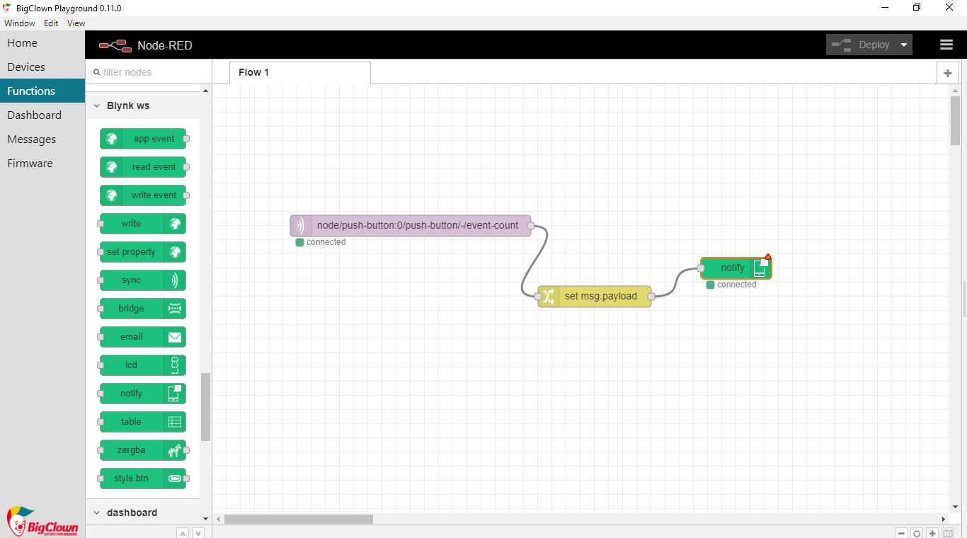 Node-RED flow
