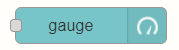 Node-RED Dashboard gauge