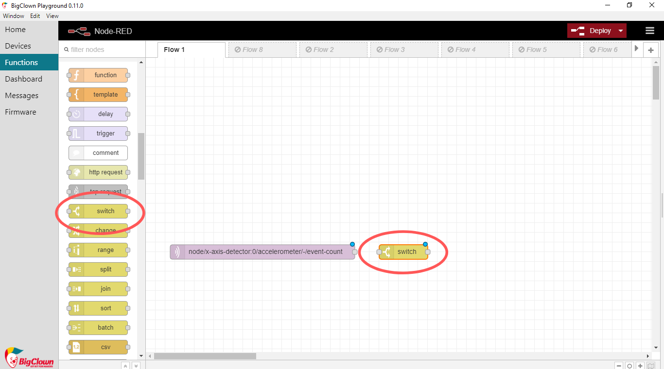 Add Switch node to Playground