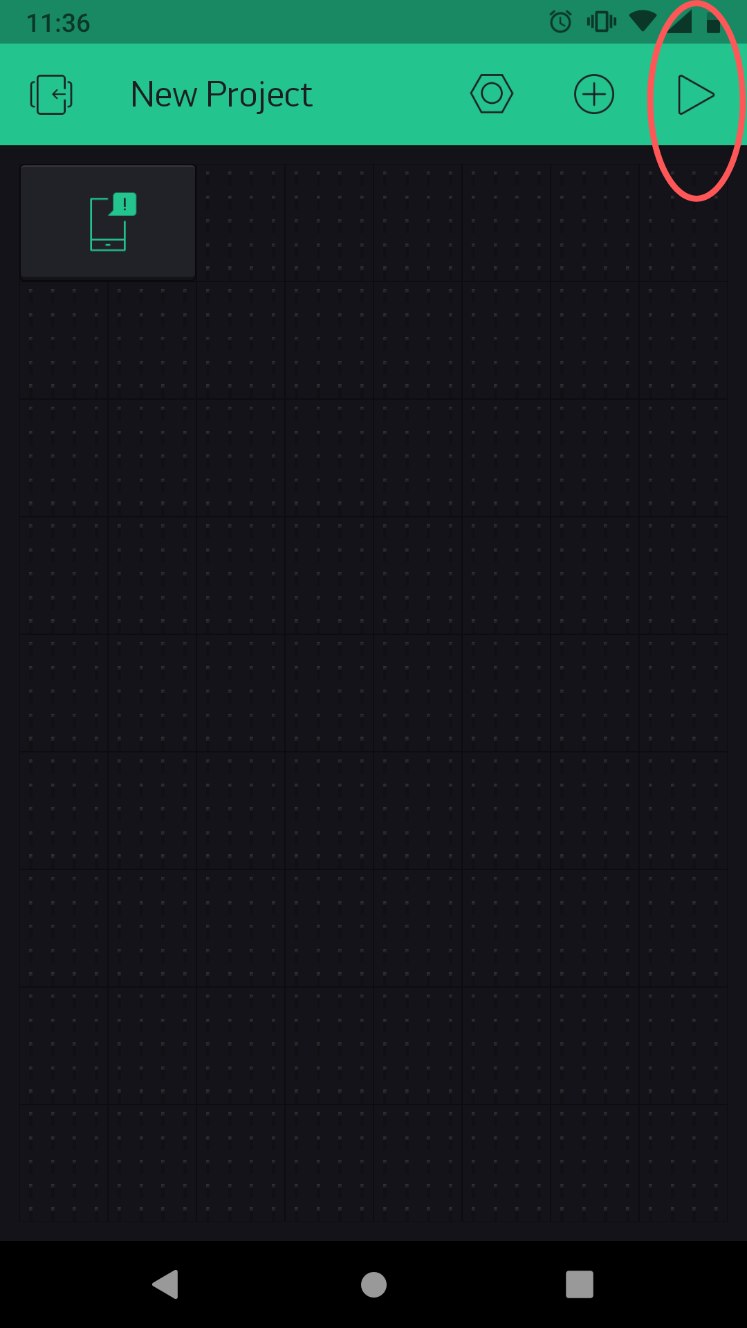 Set Blynk Notify widget