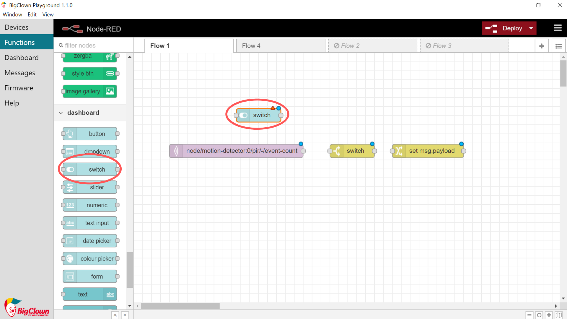 node switch