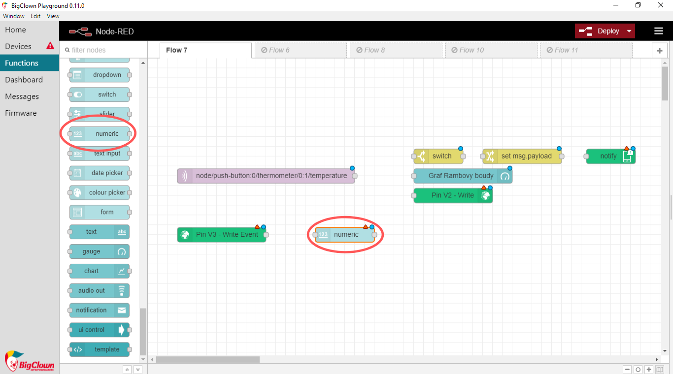 node Numeric