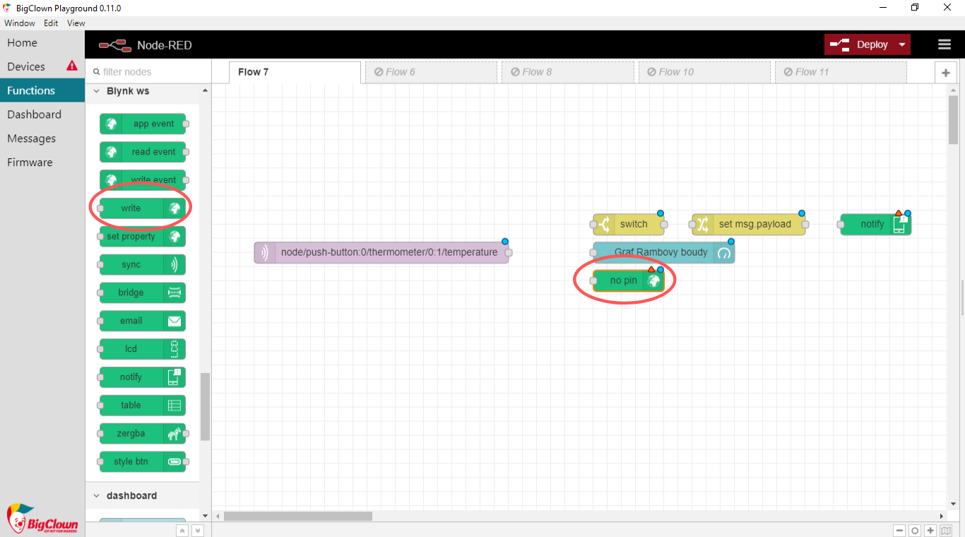 node Write