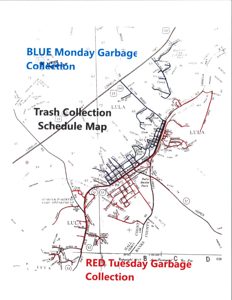 New Garbage Collection Schedule begins Monday Oct 4th and Tuesday Oct 5th Open Page for the
