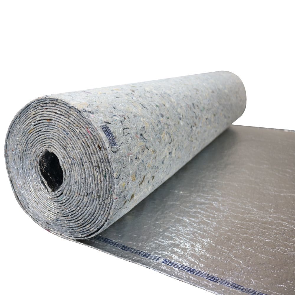 quality floor underlayment with moisture barrier