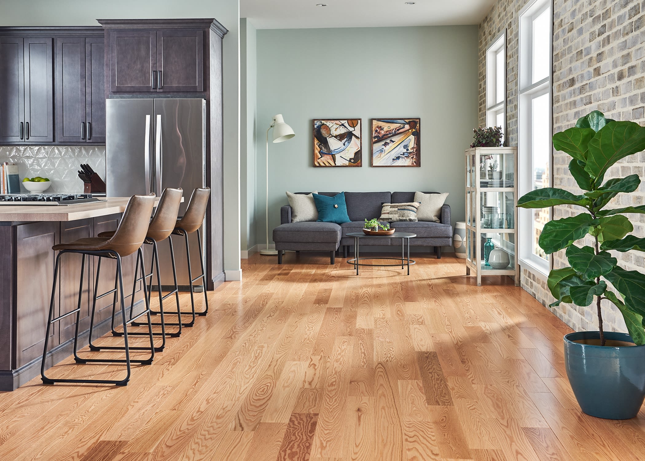 Bellawood - 1/2 in. x 5 in. Red Oak Engineered Hardwood Flooring