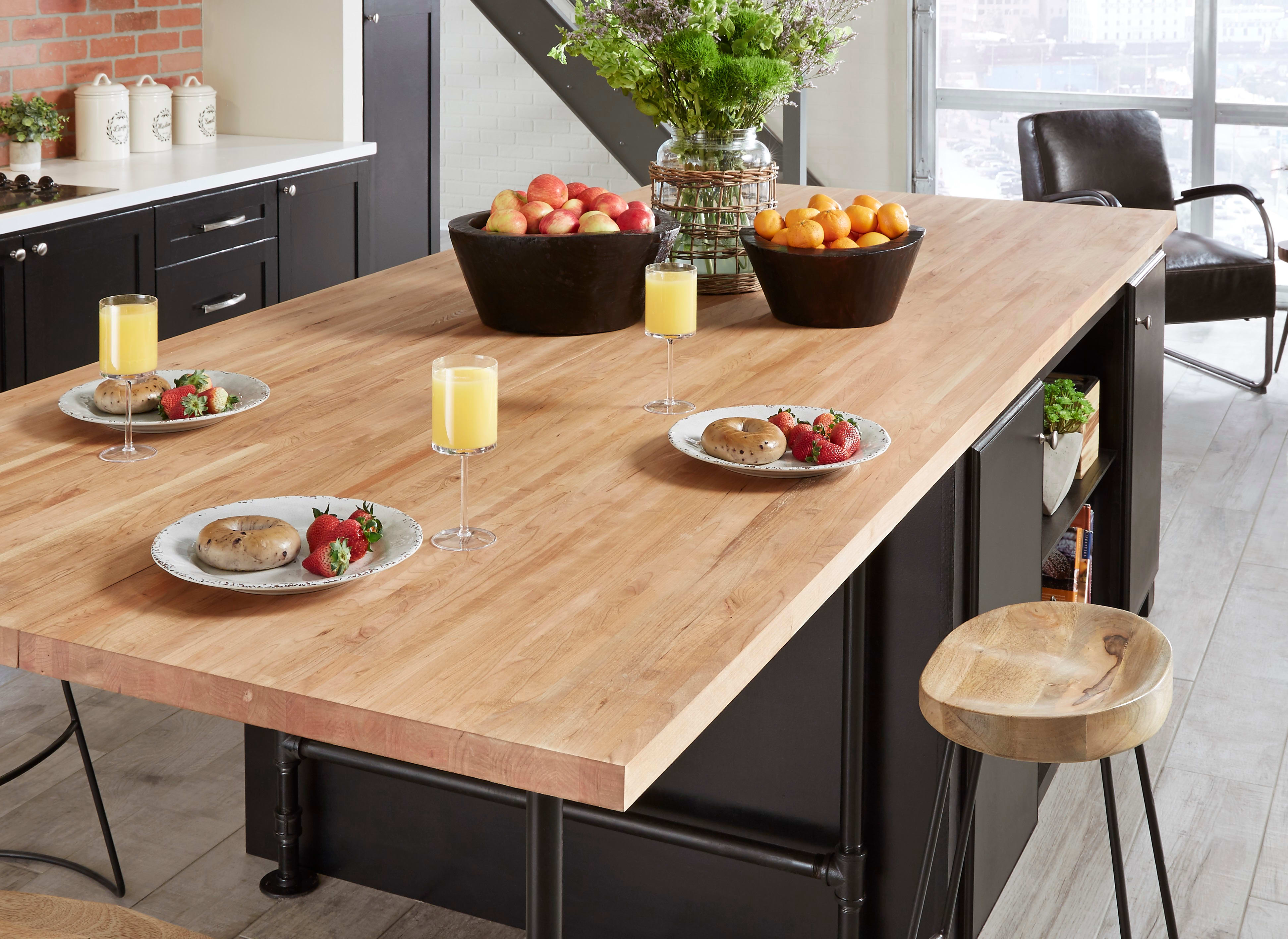 Butcher Block Islands & Counters