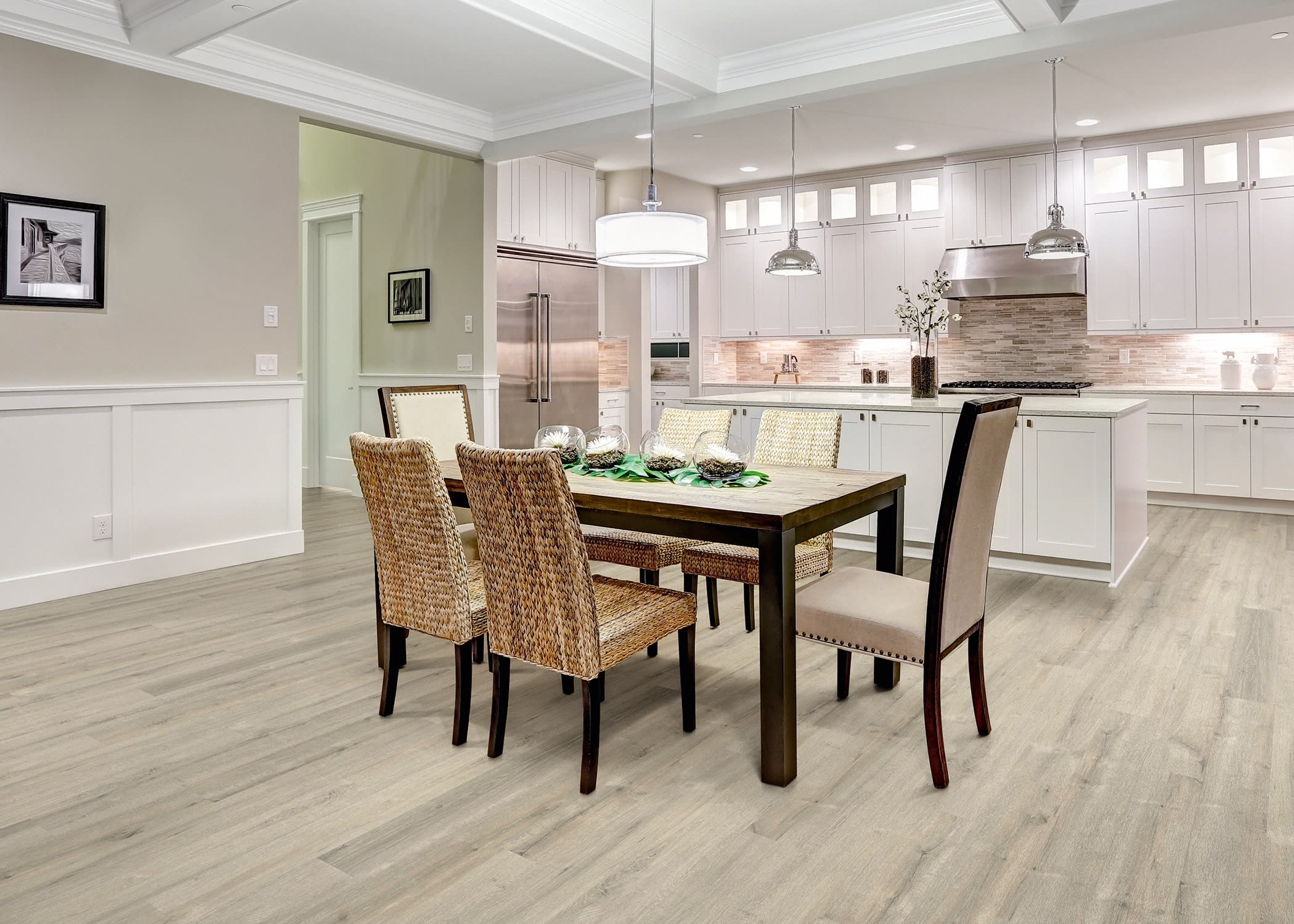 Coreluxe 4mm+pad Dewy Meadow Oak Rigid Vinyl Plank Flooring