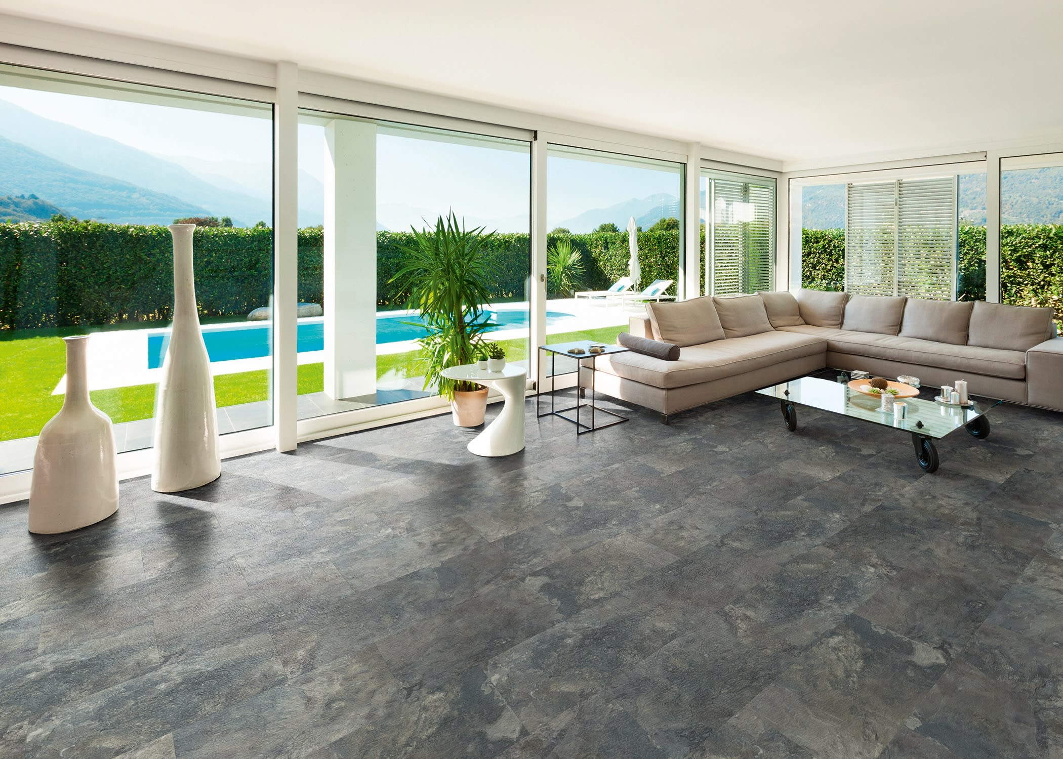 CoreLuxe XD Sierra Blue Slate Rigid Vinyl Plank Flooring (RVP)