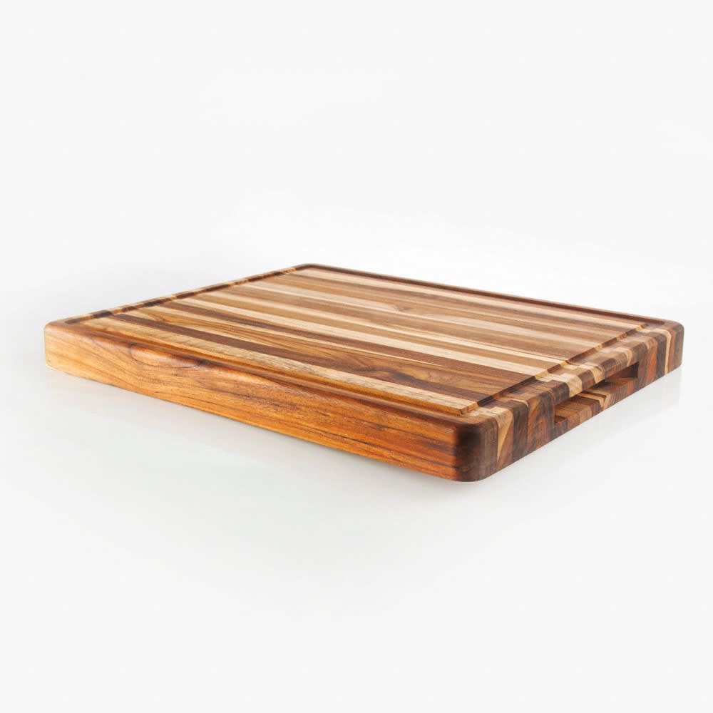 1-3/8" x 15" x 17-3/4" Unfinished Teak Cutting Board