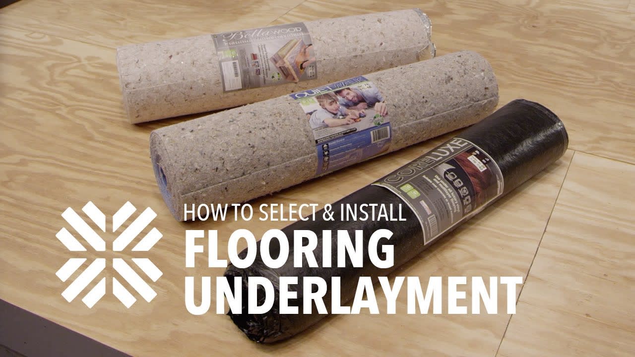 preview image of video about underlayment for wood, laminate, bamboo, and tile floors