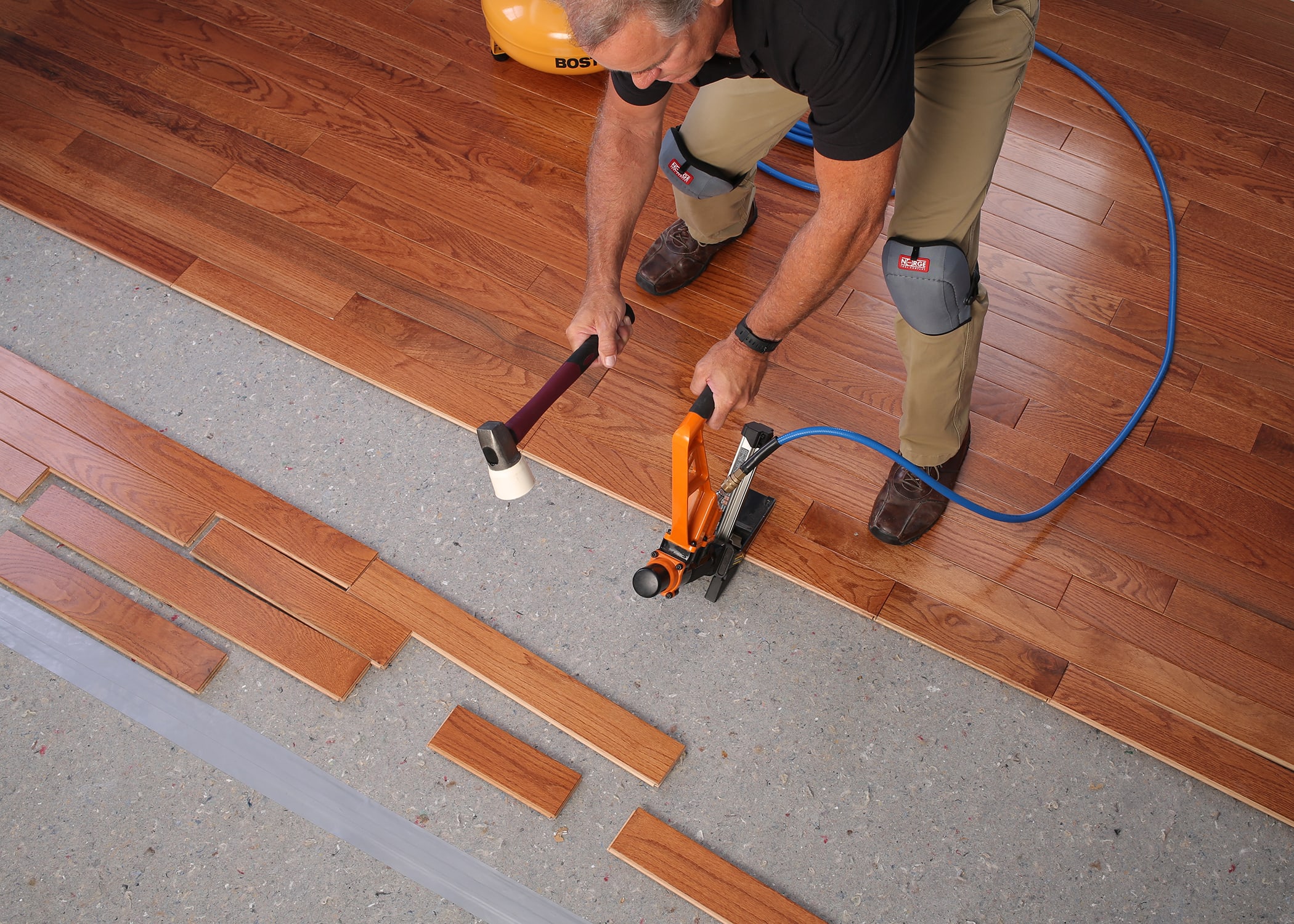 LL Flooring image of flooring installer.