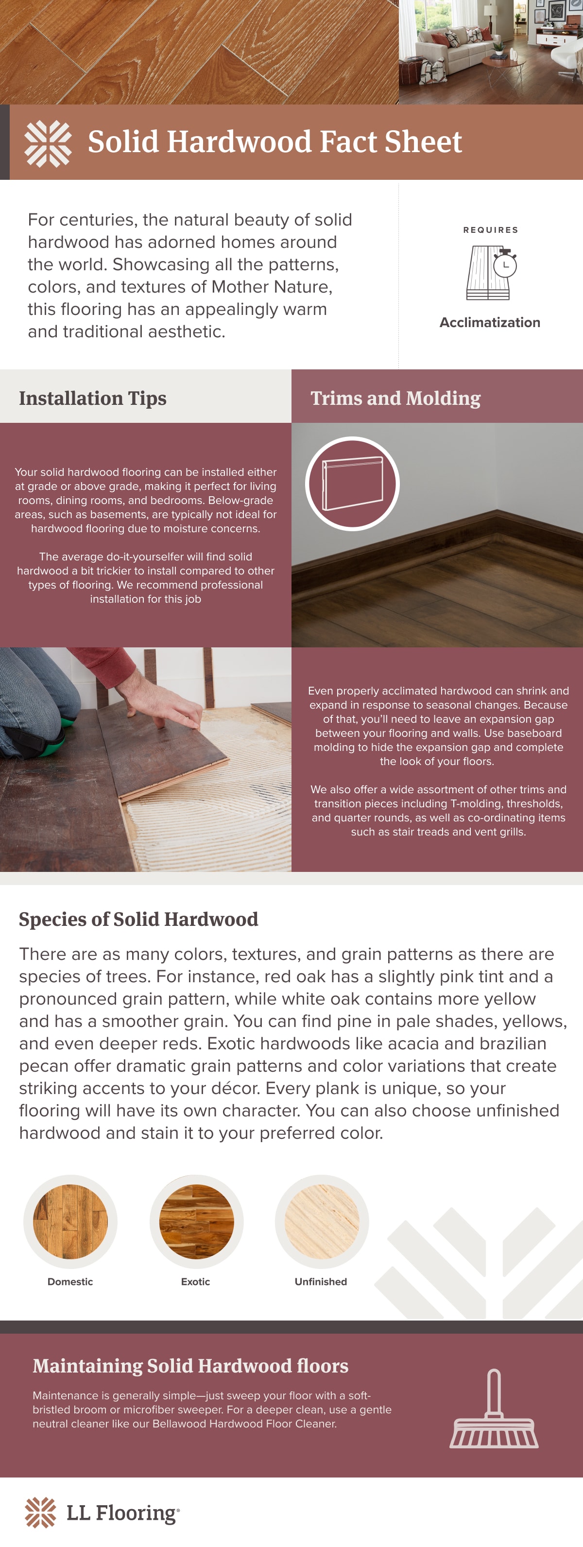 facts sheet about solid hardwood flooring