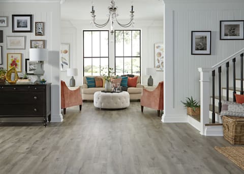 Driftwood Hickory Waterproof Rigid Vinyl Plank Flooring