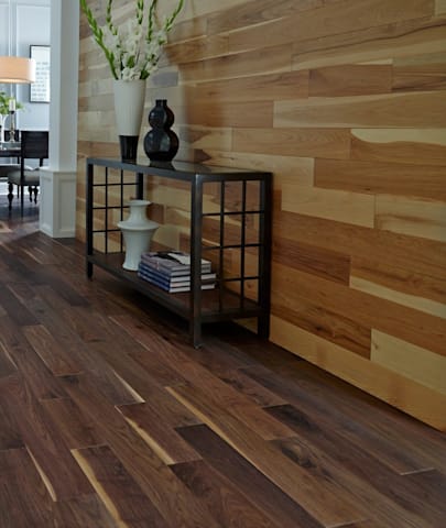 How to install wood flooring on walls cheap