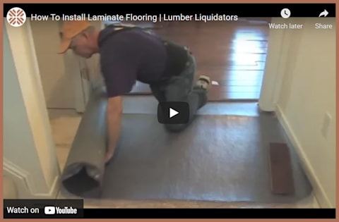 Video Still for How to Install Laminate Flooring