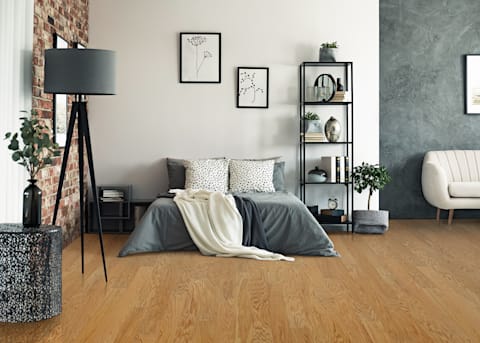 Mayflower 3/8 in. x 4.75 in. Red Oak Quick Click Engineered Hardwood Flooring