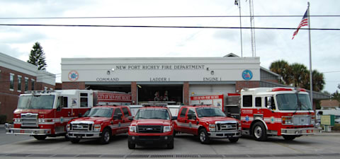 Image of first responder vehicles