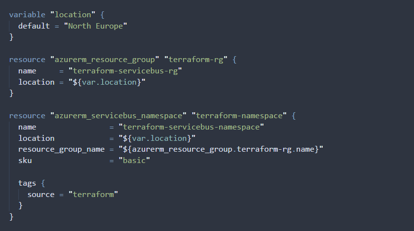 An example of using declarative infrastructure as code using Terraform.