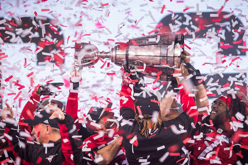 Photo of Grey Cup Performances at the Calgary Airport