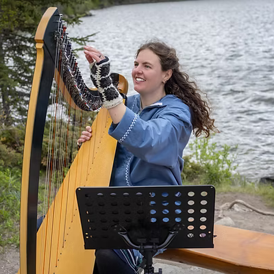 Wild Harpist artist cover photo from the official Stagehand event listing