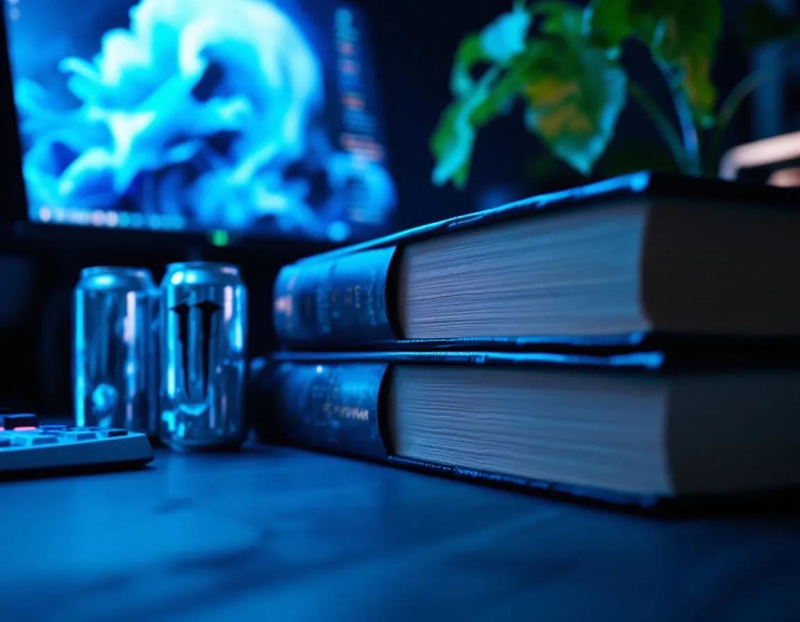 A4変型判、516ページ、約1kg。松岡正剛 編『情報の歴史21』。キーボード横に鎮座するその存在感