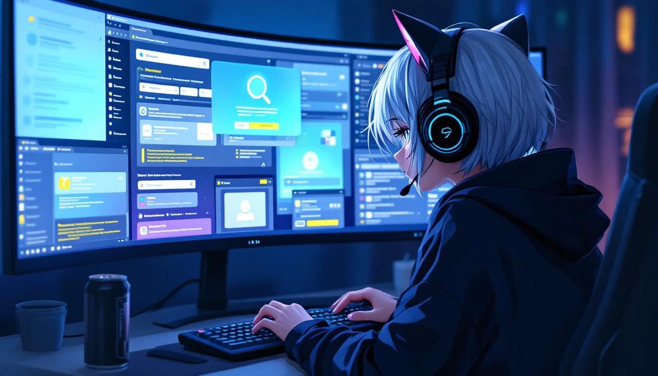 『情報の歴史21』を使った検索テクニックのコンセプトイメージ