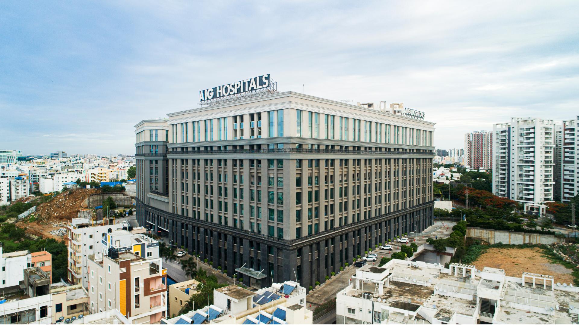 AIG Hospitals, Hyderabad exterior
