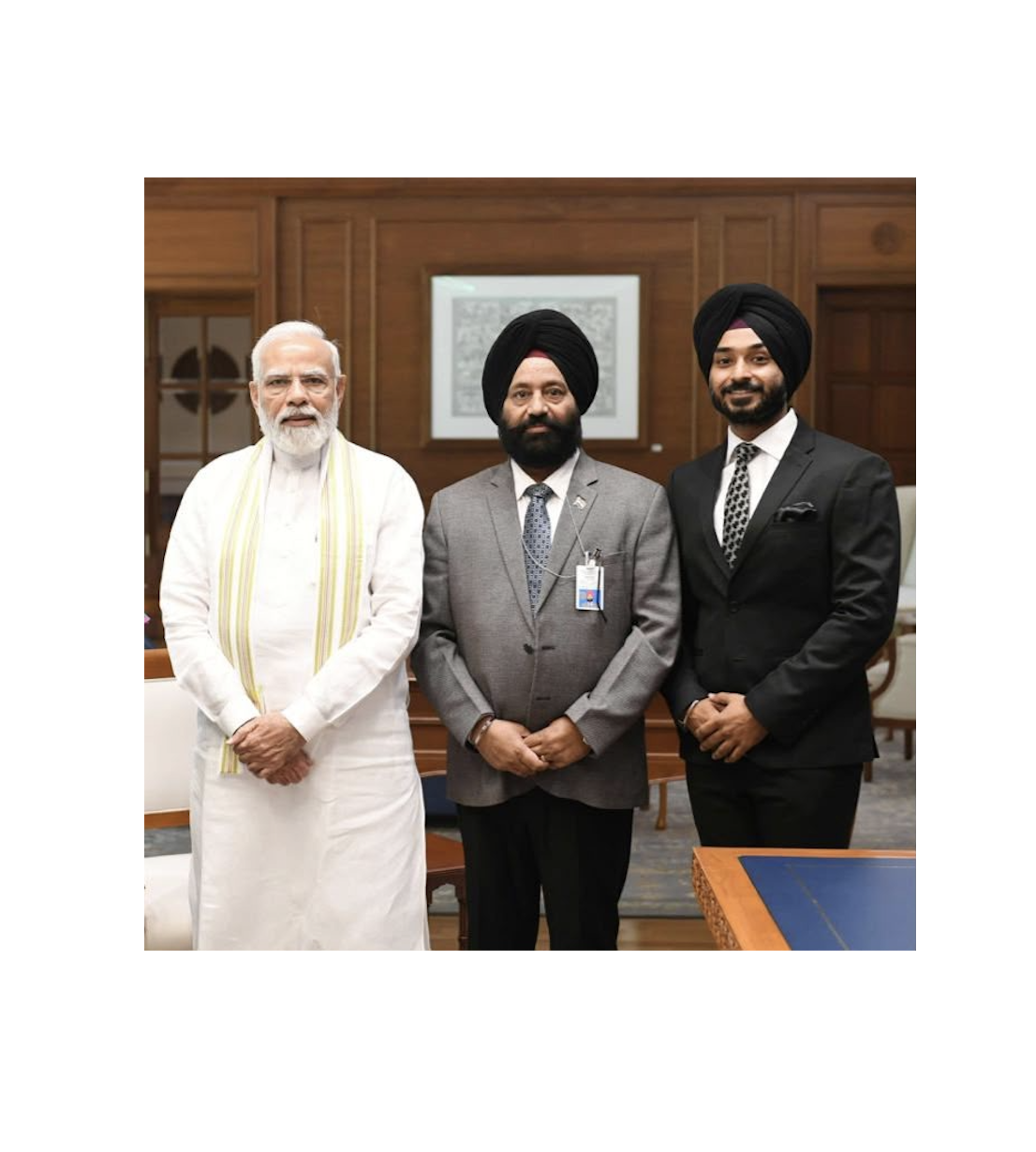 A memorable moment with Hon’ble Prime Minister Shri Narendra Modi, Prime Minister of India.