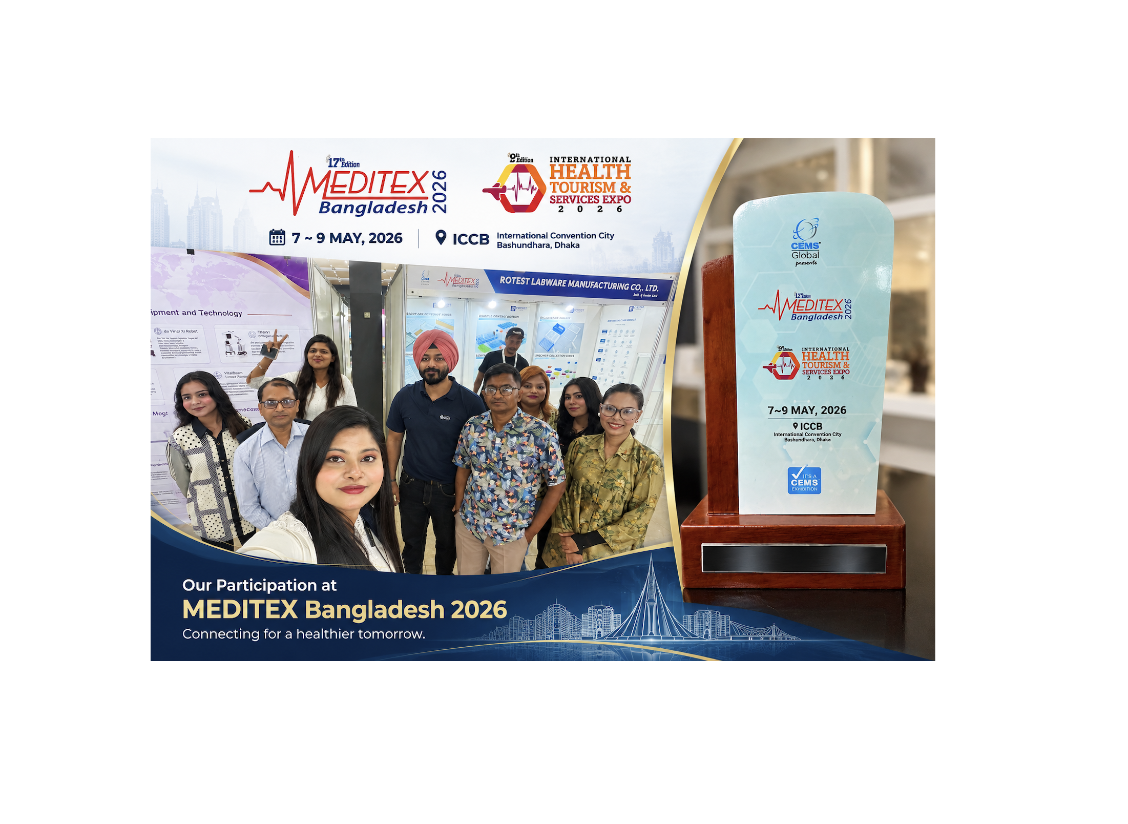 MedTourGlobe at MEDITEX Bangladesh 2026