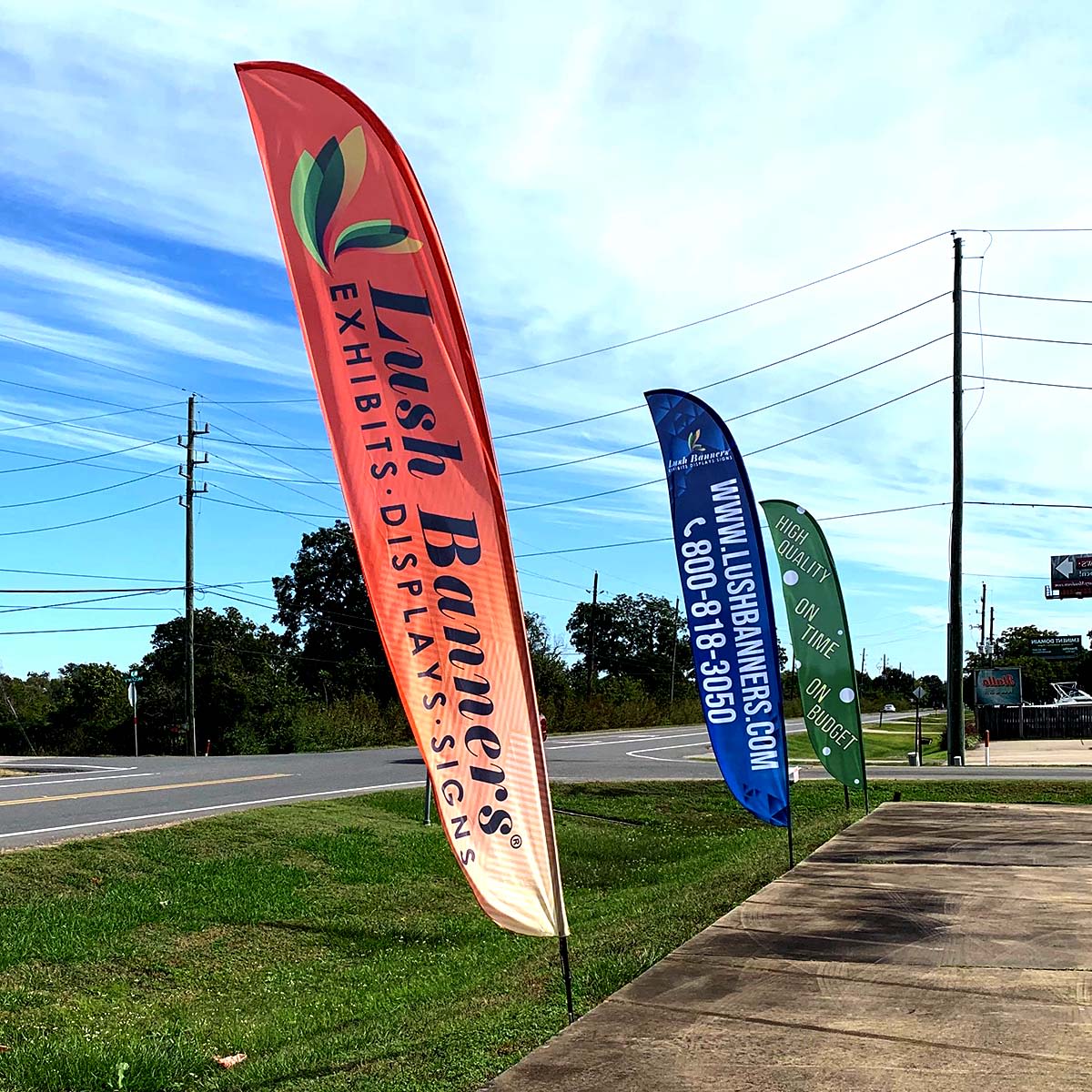 How to Choose the Right Sizes for Feather Flags? Overall and Text Sizes ...